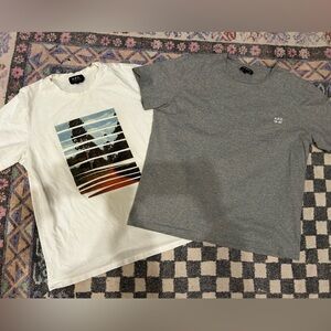 A.P.C. Graphic and Logo T-Shirts LOT OF 2